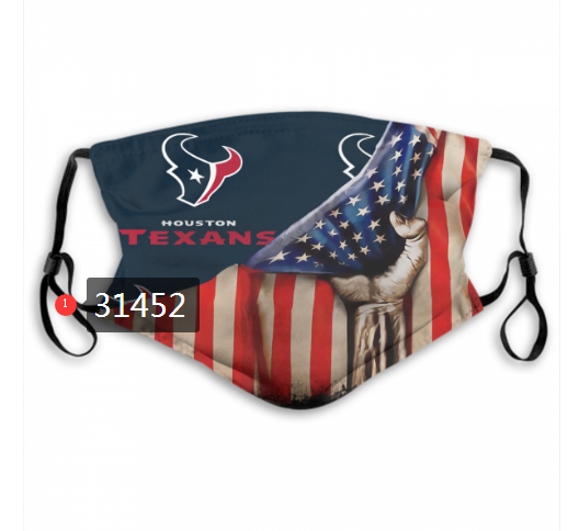 NFL 2020 Houston Texans 134 Dust mask with filter->nfl dust mask->Sports Accessory